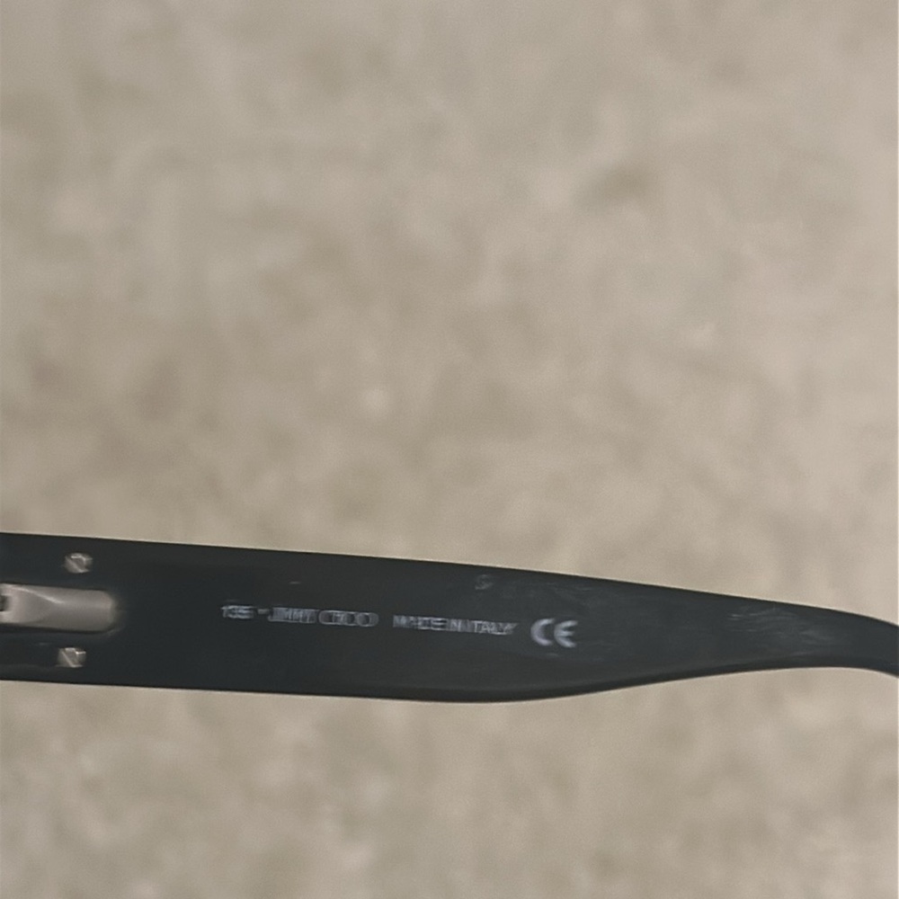 Jimmy Choo Chic Black Rectangular Prescription Gl… - image 7